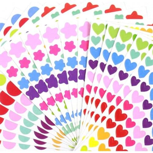 1000Pcs/Circle Stickers Doodling Travel DIY Sticker Car Motorcycle Luggage Laptop Bike Scooter Toys
