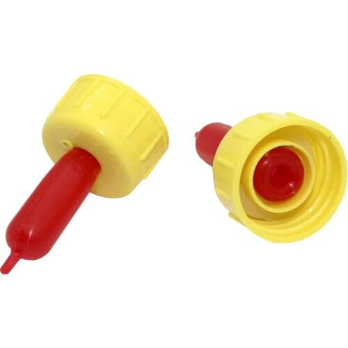 2 PCS Animal feeding and management equipment Cattle Sheep Kangaroo Swine Dog Cat Silicone nipple Drinking red
