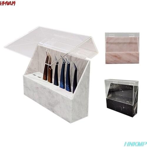 8 Holes Eyelash Tweezers Storage Rack Eyelash Extension Tools Organizer Holder Stand Nail Tattoo Beauty Tools Shelf Stand