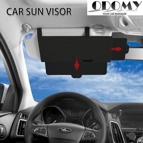 Car Sun Visor Retractable Multifunctional Vehicle Goggles Front Side Sunshade Car Supplies