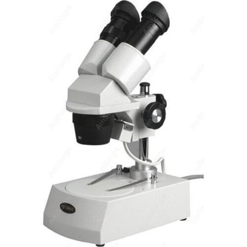 Binocular Stereo Coin Microscope--AmScope Supplies Binocular Stereo Coin Microscope 10X-20X-40X SE306-PX