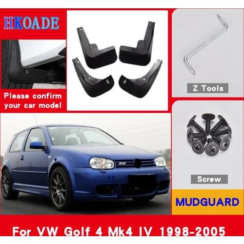 Car Fender Mud Flaps For VW Golf 4 Mk4 IV 1998-2005 Mudguards Splash Guards Fender Mudflaps Car Fender Accessories