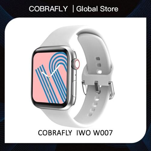 COBRAFLY IWO W37 Series 6 Smartwatch 1.75 inch Screen BT Call IP68 Waterproof Watch Mens Women Watches Fitness Bracelet PK W26