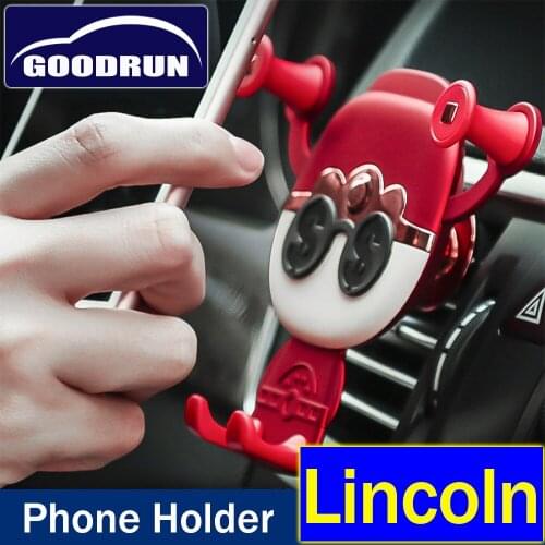 For Lincoln University Interior Accessories Car Smartphone Mobile Phone Holder Stand GPS Stand