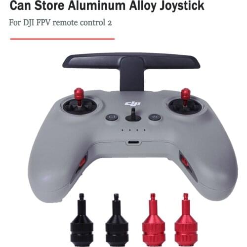 Aluminum Alloy Controller Joysticks for DJI FPV Drone Storable Thumb Rocker Joysticks for DJI FPV Remote Controller 2 Accessory
