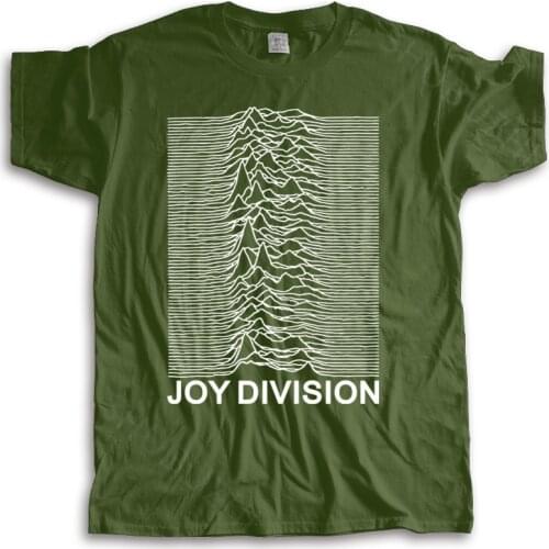 Tshirt men summer top tees t-shirt Joy Division Unknown Pleasure men t-shirt unisex t-shirt loose style tops