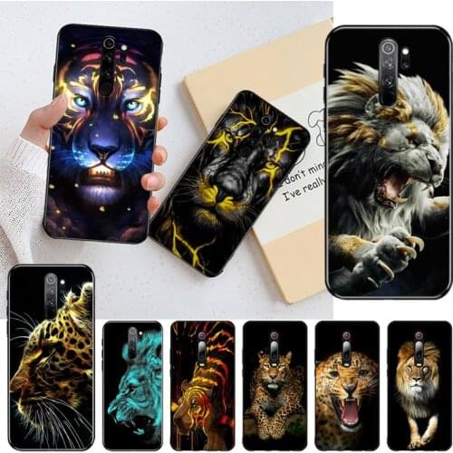 Animal Lion Tiger Cheetah Phone Case for Redmi 9A 8A 7 6 6A Note 9 8 8T Pro Max Redmi 9 K20 K30 Pro