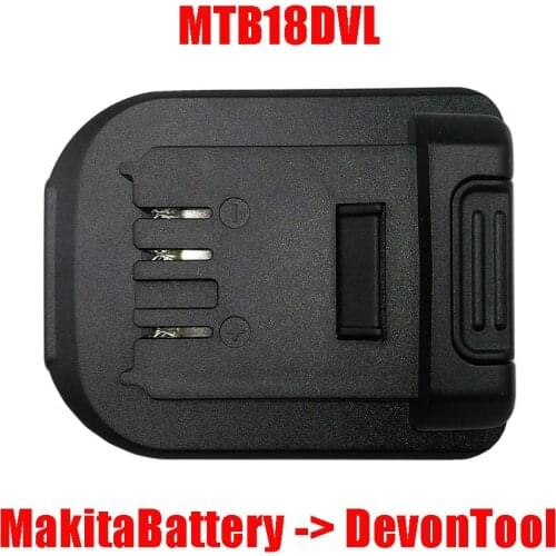 MTB18DVL Adapter Converter MTB20DVL Can use Makita 18V Li-ion Battery BL1830 BL1815 BL1845 BL1860 on Devon Electric Power Tools