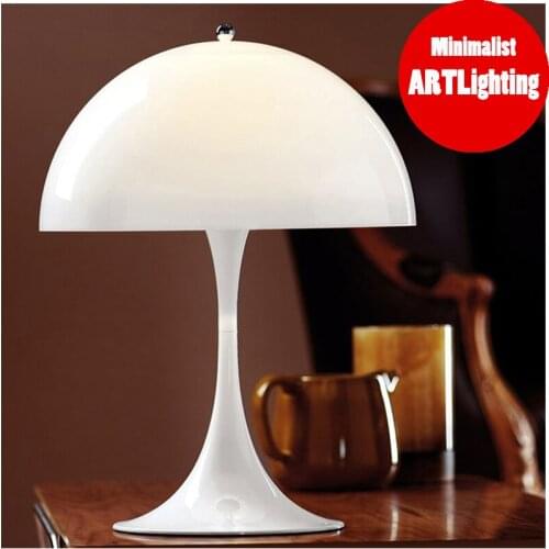 Creative Mushroom Table Lamp Bedroom Bedside Lamp Modern Minimalist Home Decor Desk Lamp Office Study Reading Lighting Fixtures