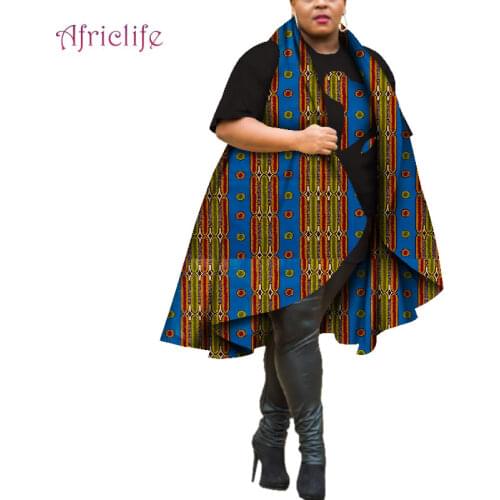 Summer African Women Dresses Two Piece Set 100% Cotton FemaleTop Suits WY4259