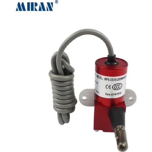 MIRAN Linear Encoder MPS-XXXS-R 100mm-200mm Small Size for Narrow Installation Environment Pull Rope/Line Displacement Sensor