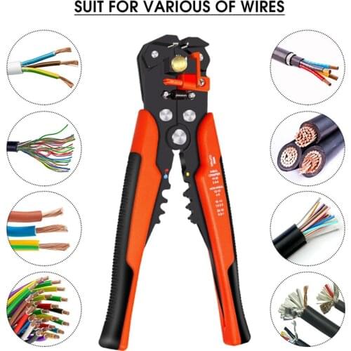 0.2-6mm Crimper Cable Cutter Multifunctional Pliers High-precision Automatic Wire Stripper For Cable Cutting Hand Electric Tools