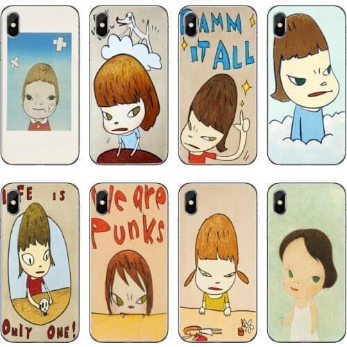 Art Cartoon Yoshitomo Nara Soft Phone Case For Samsung Galaxy A71 A70 A60 A51 A50 A41 A40 A31 A30 A20E A21S A12 A10 A7 A5 A3