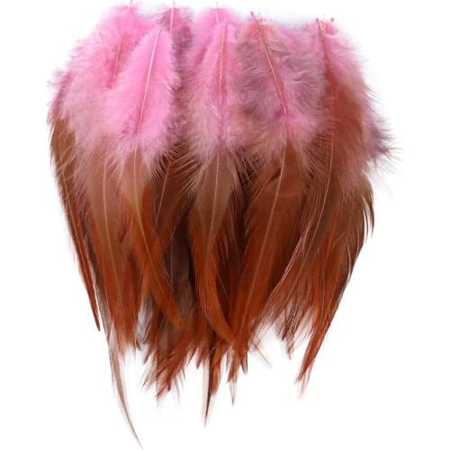 50/100 Pcs/lot Natural Chicken Feathers For Crafts 5-6 Inch Rooster Feather Jewelry Making Decoration Fly Tying Plumas Wholesale