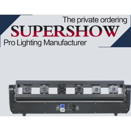 Nightclub LED Disco light 6 eyes red laser beam light moving head lighting bar lights for stage show