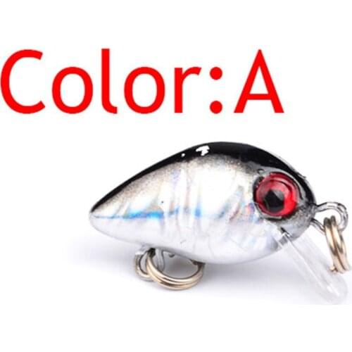 Plastic 2.6CM Small Lifelike Hard Jerkbait Durable Artificial Bait Universal Fishing Lures Professional Fish Accessories