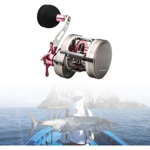 11-Axis Metal Fishing Reel Smooth Precise One-way Bearing Stable Fishing Wheel Slow-Rolling Iron Plate Drum Sea Fishing Reel