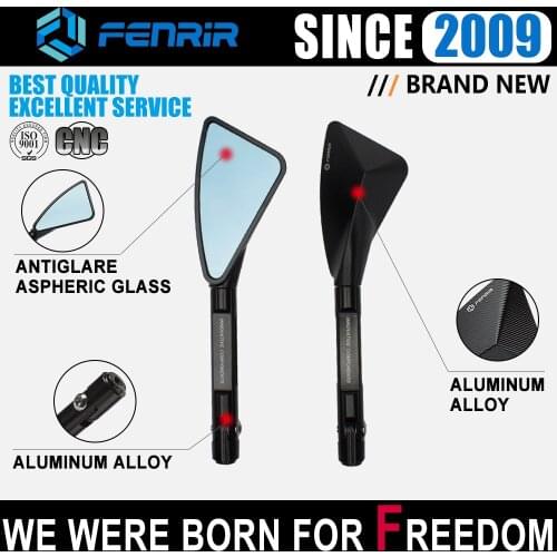 Universal Aluminum CNC Motorcycle Rearview Side Mirror for Yamaha Honda Suzuki Ducati Kawasaki KTM Benelli Royal Enfiled Aprilia