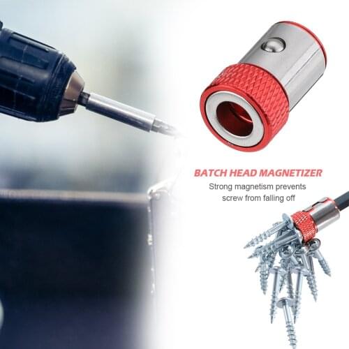 Universal Magnetic Ring 6.35mm Metal Screwdrive Bit Hex Shank Electric Removable For Anti-Corrosion Drill Bit Powerful Ring