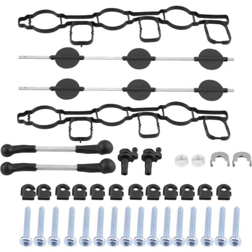 Inlet Intake Manifold Swirl Flaps Set Fit For Audi A4 A5 A6 A8 Q5 Q7 Touareg Phaeton 2004-2012 Models 059129711 059129712