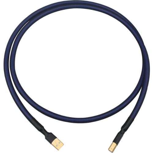 6N OCC High quality Silver Plated USB A to B DAC Hifi Digital Audio Cable