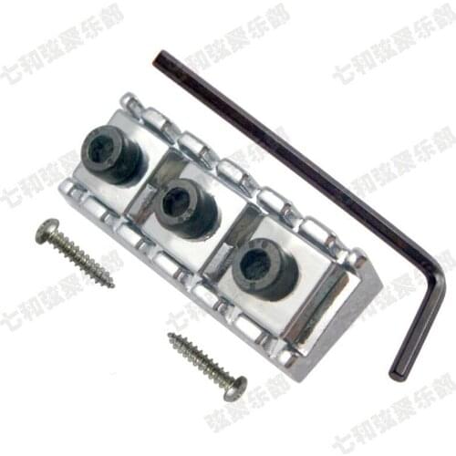 10 Pcs Chrome Electric Guitar String Locking Nuts For Tremolo Bridge 43mm free shipping guitar accessories parts