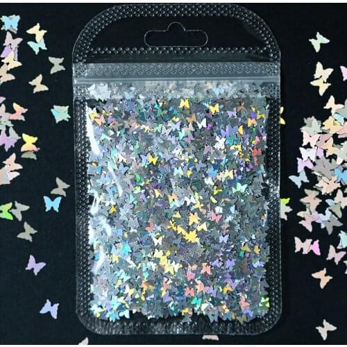 13 Colors Ultrathin Laser Luminous Nail Sequins Colorful Glow in The Dark Flakes Paillette Tool Nail Art Decorations DIY Sequin