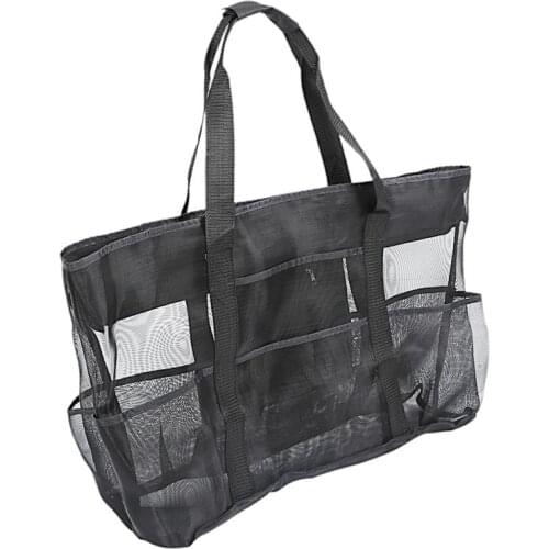 2pcs Beach Storage Bag Outdoor Swimming Beach Walking Toiletry Toys Slippers Large Capacity Storage Pouch Handbag