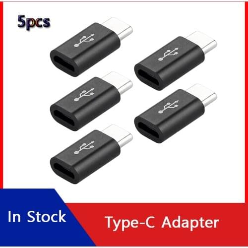 5 PCS Exquisite Small Compact USB-C Type-C Adapter USB 3.1 Data Charging Adapter Mobile Phone Accessories Fast Chargering