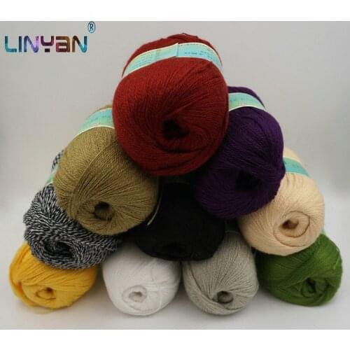 500g /lot Iceberg mink villus thread, Mink wool yarn for knitting & crocheting, Hand knitting & crochet hand weaving line ZL25