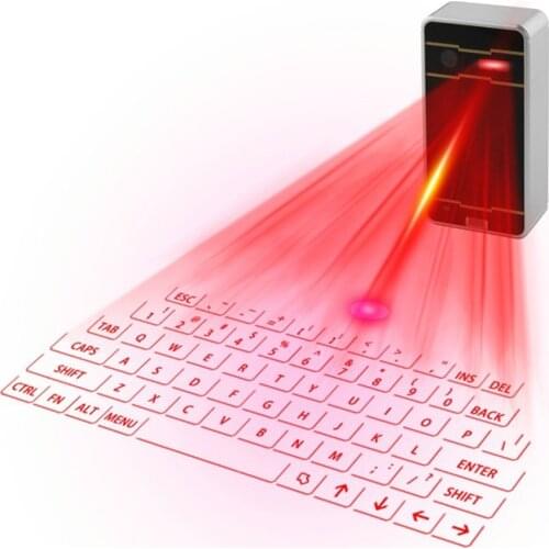 Bluetooth Laser keyboard Wireless Virtual Projection keyboard Portable for Iphone Android Smart Phone Ipad Tablet PC Notebook