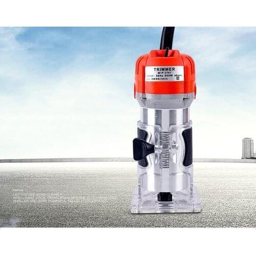 Woodworking Electric Trimmer 650W Wood Milling Engraving Slotting Trimming Machine 30000rpm Hand Carving Machine Wood Router