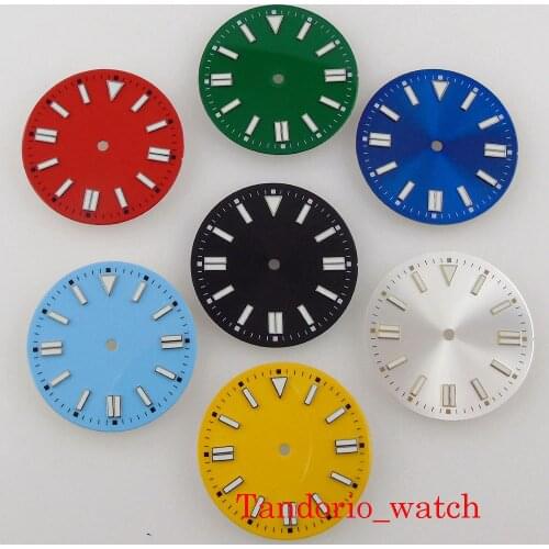 For NH35A NH36A MIYOTA 8215 821A 8205 ETA 2824 2836 Mingzhu 2813 3804 Automatic Movement 31.1mm New Colorful Watch Dial Luminous