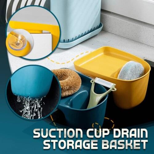 Sink Drain Basket Multifunctional Kitchen Hanging Shelf Sink Drain Rack For Kitchen Bathroom B99