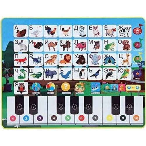 Children Learning Machine Smart Child Tablet Point Reading Machine Russian Language Kids Early Educational Learning Development