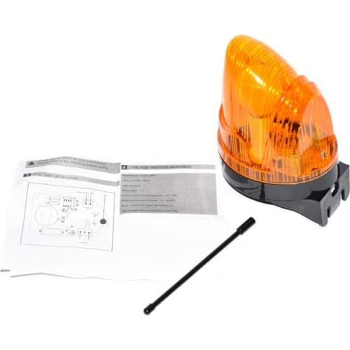 220V-240V Warning light lamp of bulb wall mounted for automatic swing /sliding gate