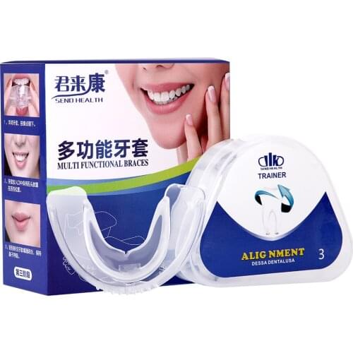 Orthodontic Braces Dental Braces Instanted Silicone Smile Teeth Alignment Trainer Teeth Retainer Mouth Guard Braces Tooth Tray