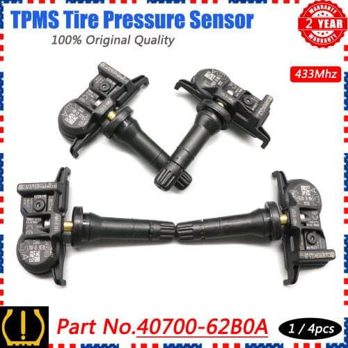 XUAN Tire Pressure Monitoring System Sensor TPMS 40700-62B0A PMV-E101 TPMS Sensor For Nissan QX50 Titan 2016-2019 433MHz