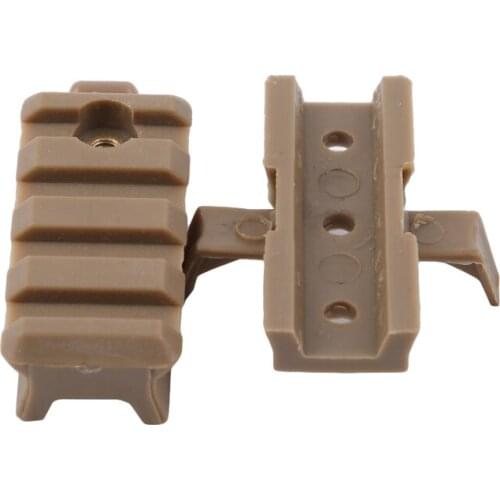 Tactical Airsoft Helmet Accessory Fast Plastic Scope Alignment Mount Set For FAST Style Helmet Rail Adapter