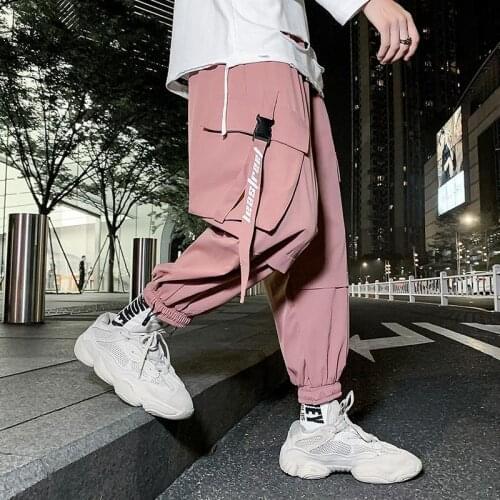 Streetwear Cargo Pants Men Joggers Sweatpants Oversize 5xl Plus Size Clothing Techwear Ankle-length Harem Trousers 2020 Fashion