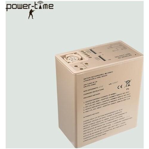 Military lithium ion BB-2590 battery with power connector sc-c-179495 PTO-2590 with Excellent low temperature discharge perform