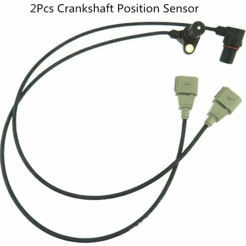 2 Pcs 078906433A Car Crankshaft Position Sensor 3 Pins for Audi A4 A6 A8 S8 Superb VW Passat 078 906 433A 0 261 210 177