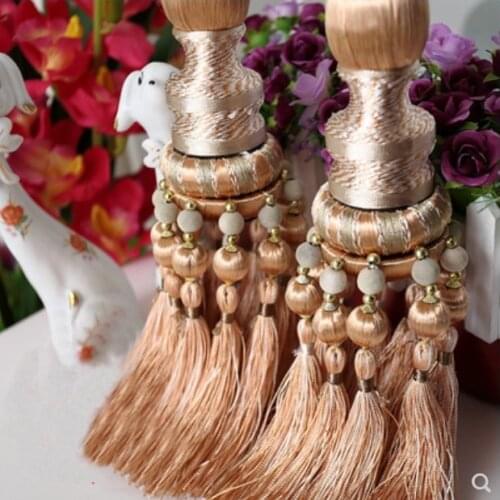 2pcs/Lot Upscale European-style curtain tassels Brushes fashion straps interior home curtains Pendant