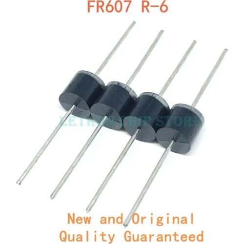 20PCS FR607 R-6 P600 6A 1000V Fast recovery diode
