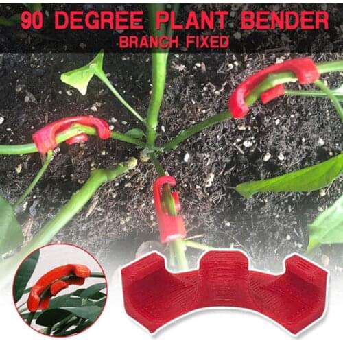 20 Pcs 90 Degree Plant Bender for Low Stress Training Plant Training Curved Plant Holders For Garden Planting Tools