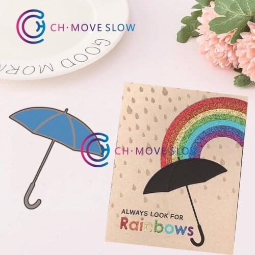 2019 New Arrival CH Umbrella Metal Cutting Dies 3D DIY Scrapbooking Carbon Sharp Craft Die Photo Invitation Cards Decoration