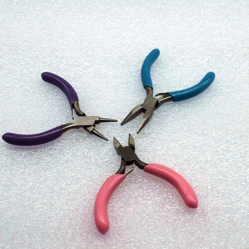 3pcs/set Round Nose Pliers Cutter 3 Cun Jewelry Beads Tools