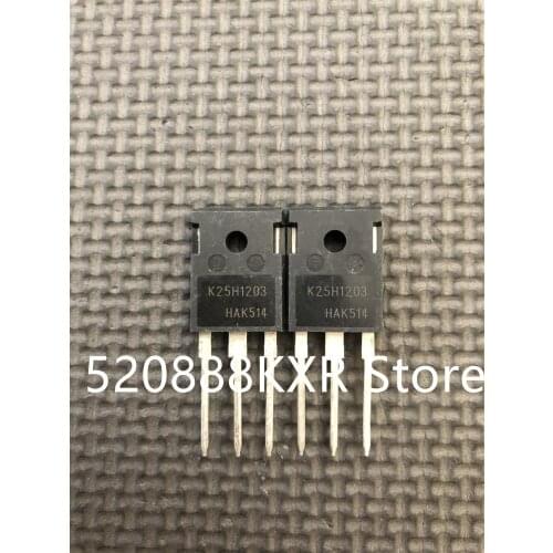 50pcs/lot K25H1203 IKW25N120H3 25A 1200V TO-247 Commonly used inverter welding machine IGBT tube TO-3P