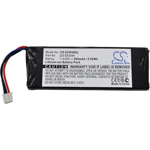 Cameron Sino 800mah battery for SONSTIGE X Drive MP3 player GS 533048 batteries