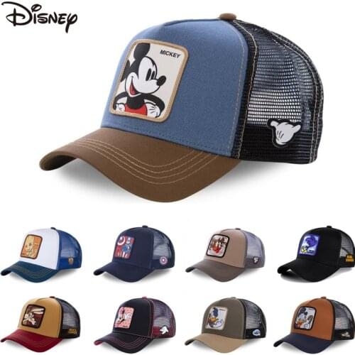 New Brand Disney Minnie Mickey Snapback Cotton Baseball Cap Men Women Hip Hop Dad Mesh Hat Trucker Hat Dropshipping